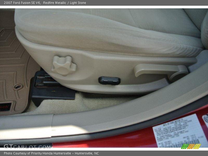 Redfire Metallic / Light Stone 2007 Ford Fusion SE V6