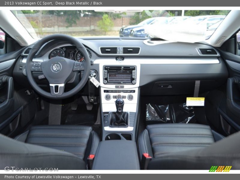 Deep Black Metallic / Black 2013 Volkswagen CC Sport
