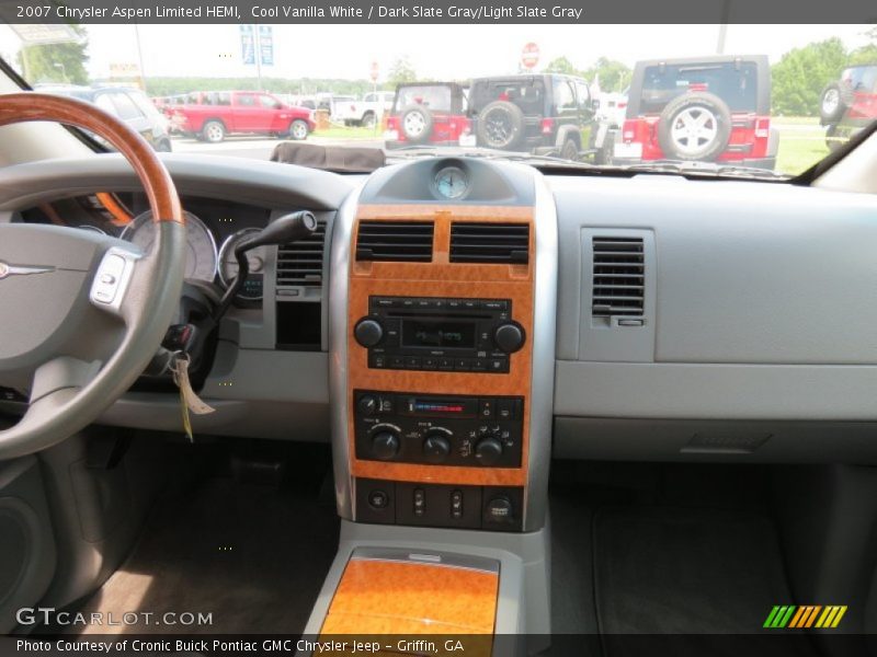 Cool Vanilla White / Dark Slate Gray/Light Slate Gray 2007 Chrysler Aspen Limited HEMI