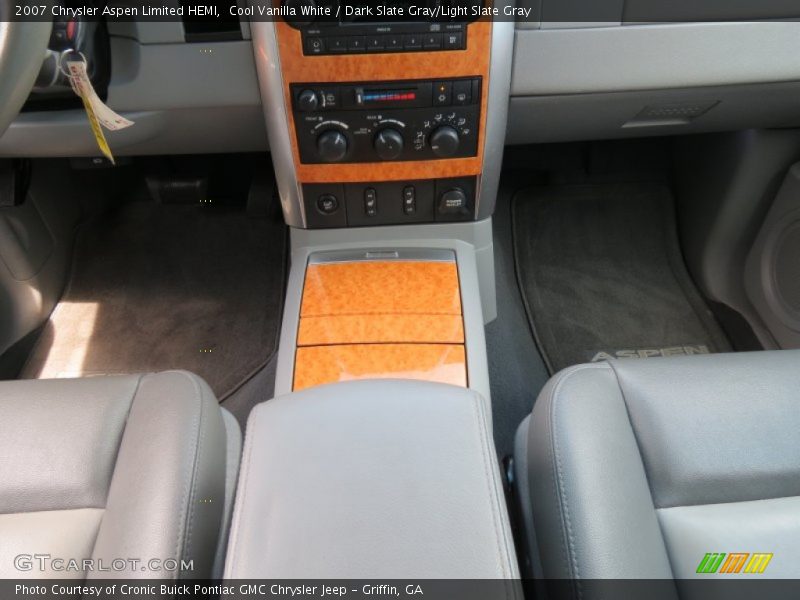 Cool Vanilla White / Dark Slate Gray/Light Slate Gray 2007 Chrysler Aspen Limited HEMI