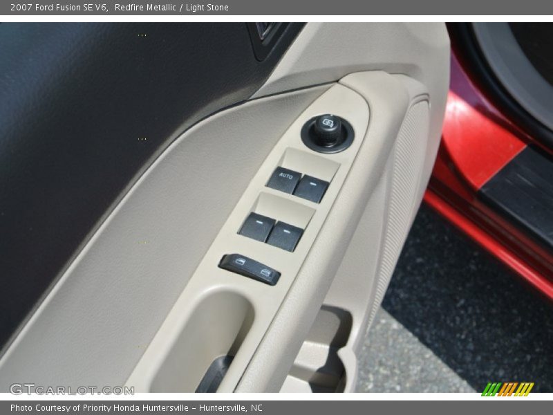 Redfire Metallic / Light Stone 2007 Ford Fusion SE V6