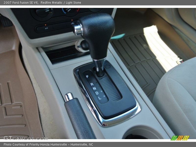 Redfire Metallic / Light Stone 2007 Ford Fusion SE V6