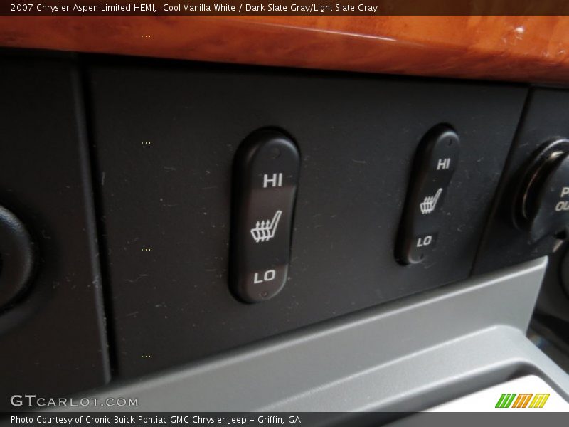 Cool Vanilla White / Dark Slate Gray/Light Slate Gray 2007 Chrysler Aspen Limited HEMI