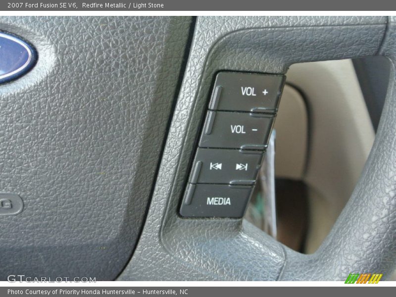 Redfire Metallic / Light Stone 2007 Ford Fusion SE V6