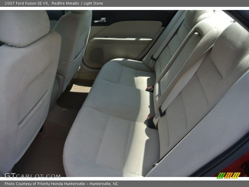 Redfire Metallic / Light Stone 2007 Ford Fusion SE V6