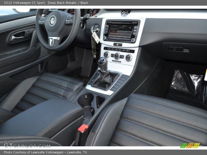 Deep Black Metallic / Black 2013 Volkswagen CC Sport