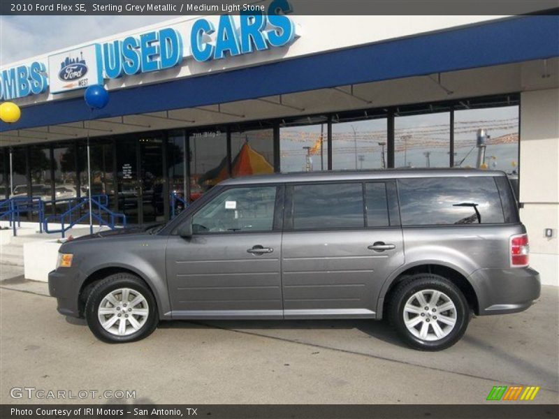 Sterling Grey Metallic / Medium Light Stone 2010 Ford Flex SE