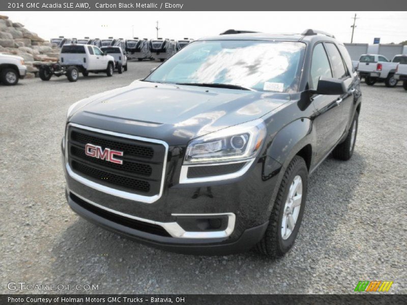 Carbon Black Metallic / Ebony 2014 GMC Acadia SLE AWD