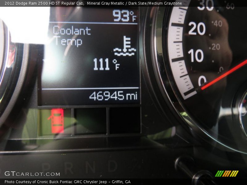 Mineral Gray Metallic / Dark Slate/Medium Graystone 2012 Dodge Ram 2500 HD ST Regular Cab
