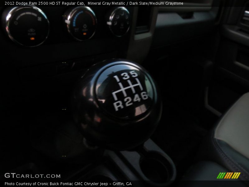  2012 Ram 2500 HD ST Regular Cab 6 Speed Manual Shifter