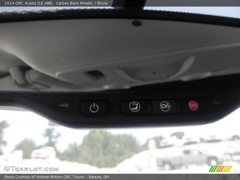 Carbon Black Metallic / Ebony 2014 GMC Acadia SLE AWD