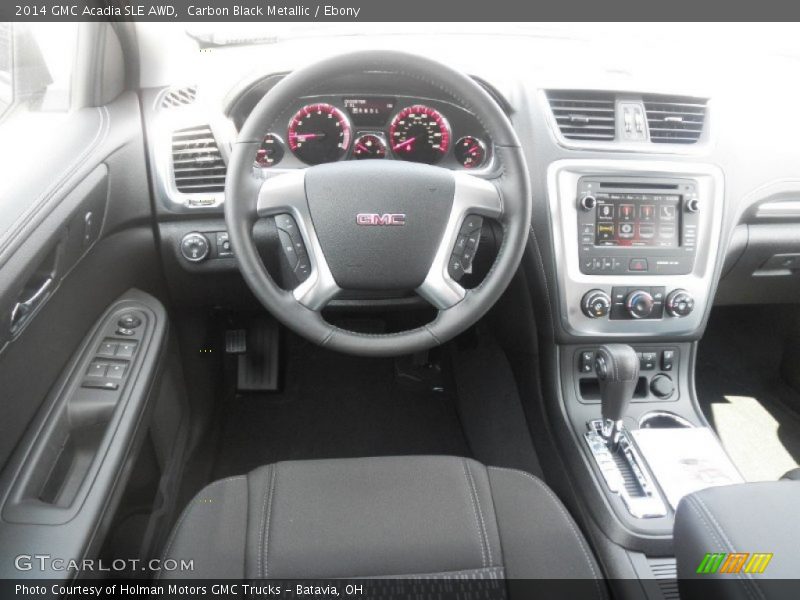 Dashboard of 2014 Acadia SLE AWD
