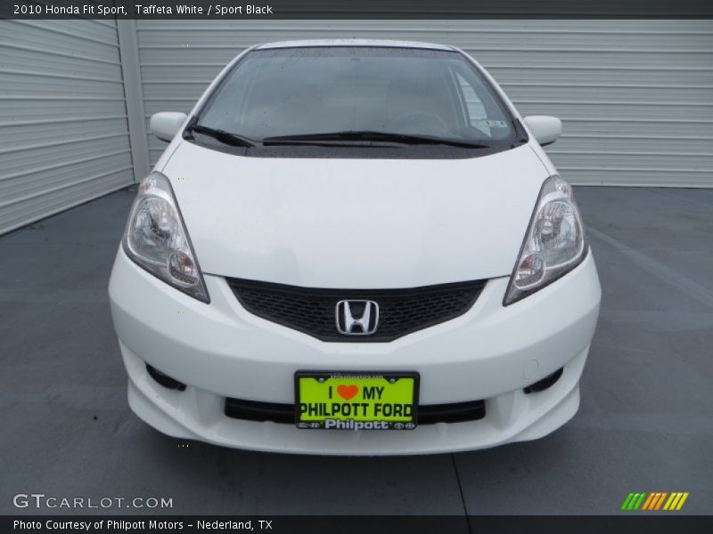 Taffeta White / Sport Black 2010 Honda Fit Sport