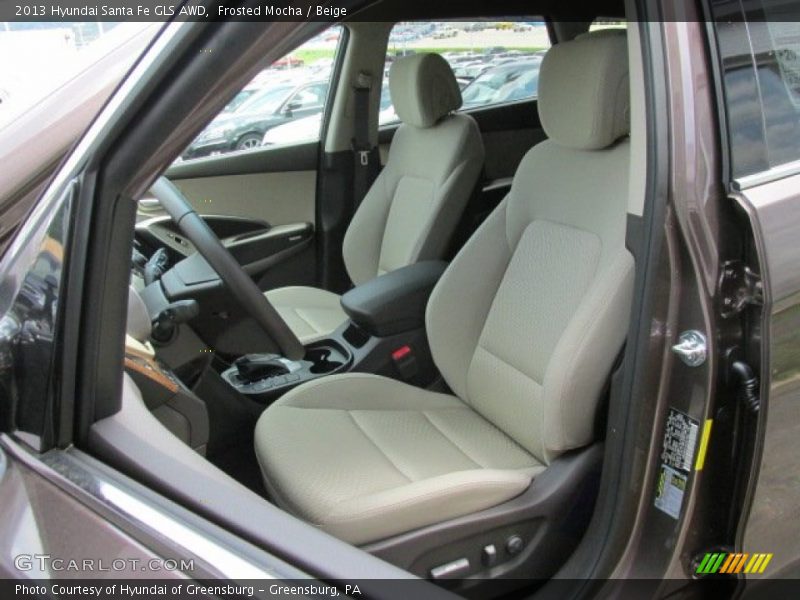 Front Seat of 2013 Santa Fe GLS AWD