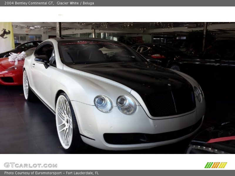 Glacier White / Beluga 2004 Bentley Continental GT