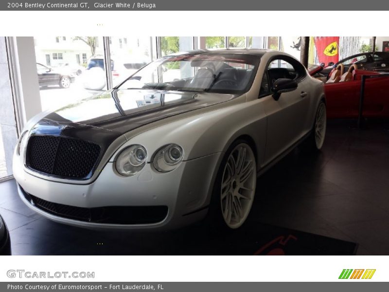 Glacier White / Beluga 2004 Bentley Continental GT