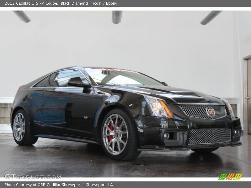 Black Diamond Tricoat / Ebony 2013 Cadillac CTS -V Coupe