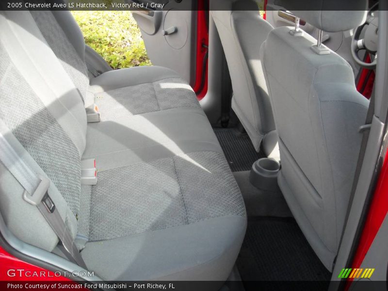 Victory Red / Gray 2005 Chevrolet Aveo LS Hatchback