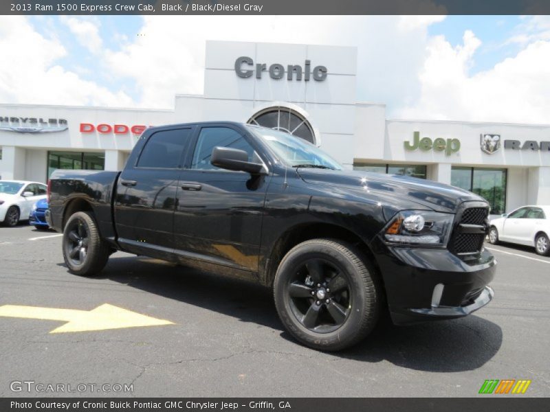 Black / Black/Diesel Gray 2013 Ram 1500 Express Crew Cab