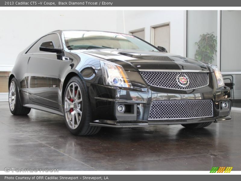 Black Diamond Tricoat / Ebony 2013 Cadillac CTS -V Coupe