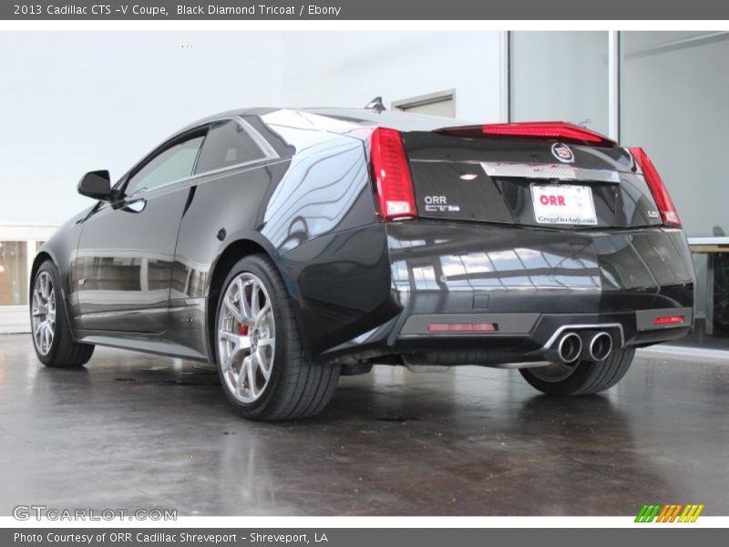 Black Diamond Tricoat / Ebony 2013 Cadillac CTS -V Coupe