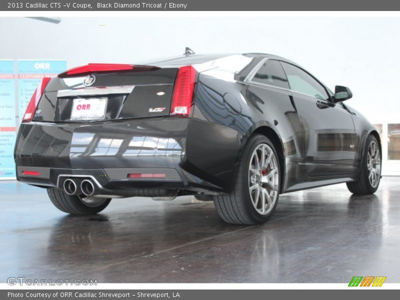 Black Diamond Tricoat / Ebony 2013 Cadillac CTS -V Coupe