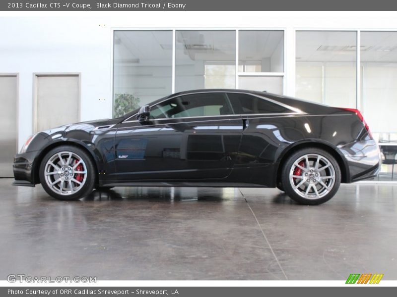 Black Diamond Tricoat / Ebony 2013 Cadillac CTS -V Coupe