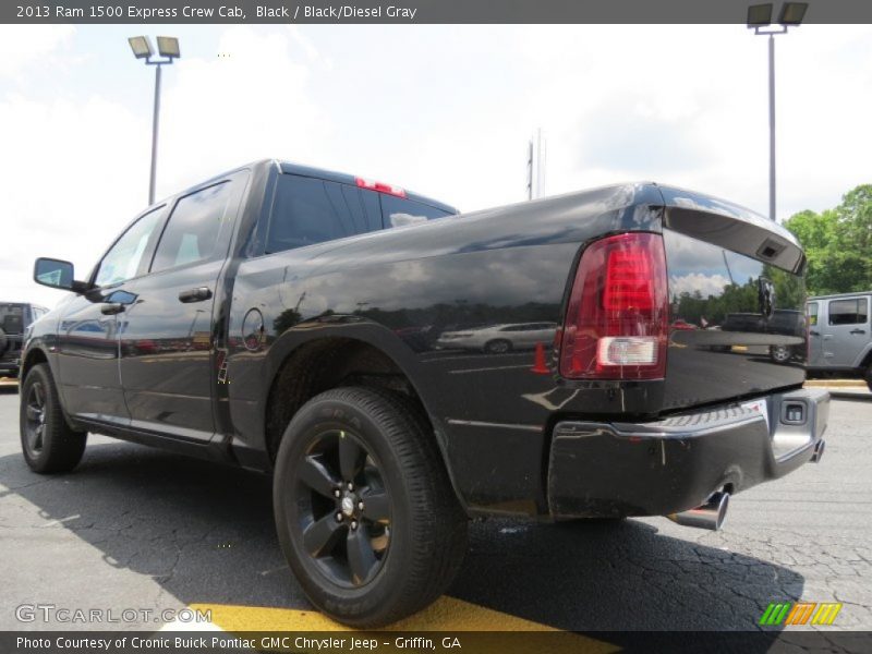 Black / Black/Diesel Gray 2013 Ram 1500 Express Crew Cab