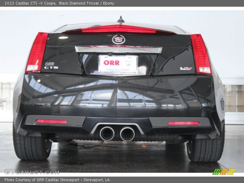 Black Diamond Tricoat / Ebony 2013 Cadillac CTS -V Coupe