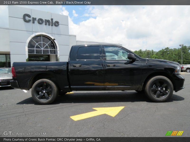 Black / Black/Diesel Gray 2013 Ram 1500 Express Crew Cab