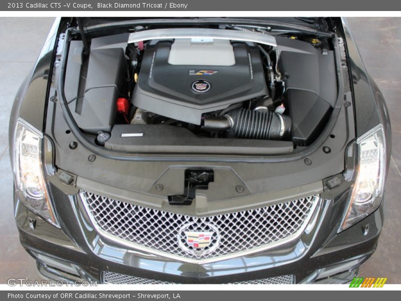 Black Diamond Tricoat / Ebony 2013 Cadillac CTS -V Coupe
