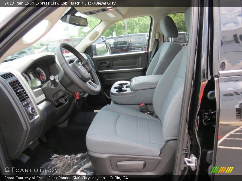 Black / Black/Diesel Gray 2013 Ram 1500 Express Crew Cab