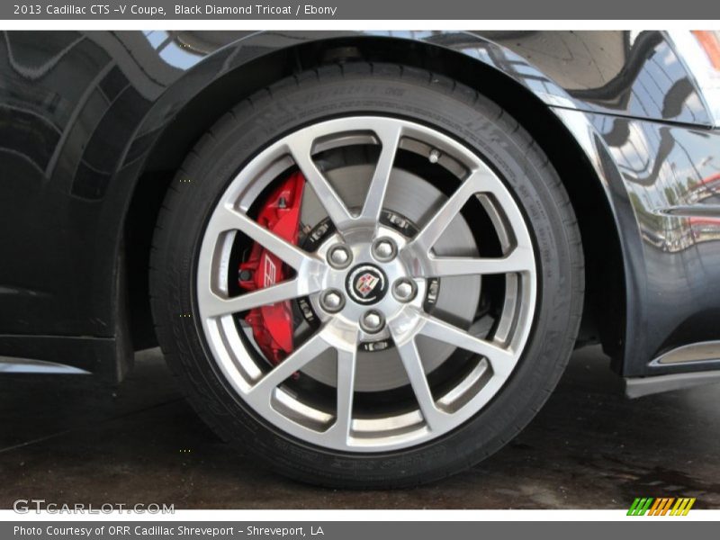Black Diamond Tricoat / Ebony 2013 Cadillac CTS -V Coupe