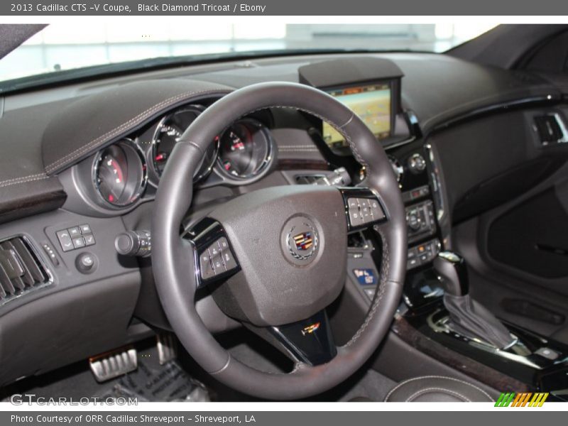 Black Diamond Tricoat / Ebony 2013 Cadillac CTS -V Coupe