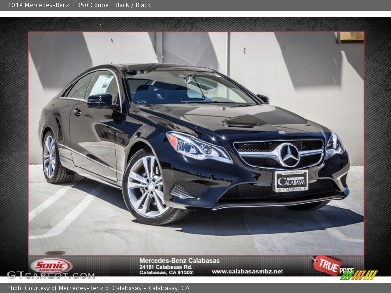 Black / Black 2014 Mercedes-Benz E 350 Coupe