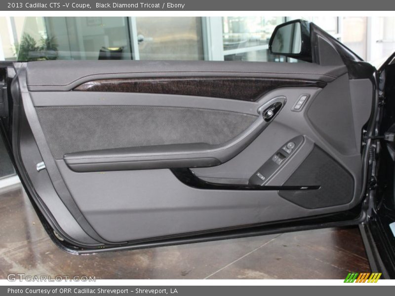 Black Diamond Tricoat / Ebony 2013 Cadillac CTS -V Coupe