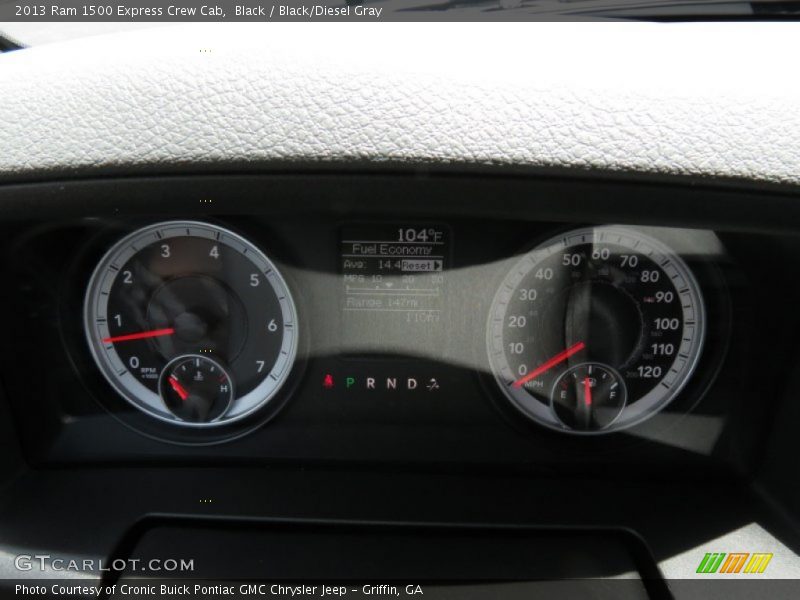 Black / Black/Diesel Gray 2013 Ram 1500 Express Crew Cab
