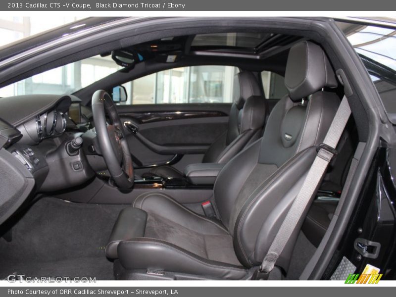Black Diamond Tricoat / Ebony 2013 Cadillac CTS -V Coupe