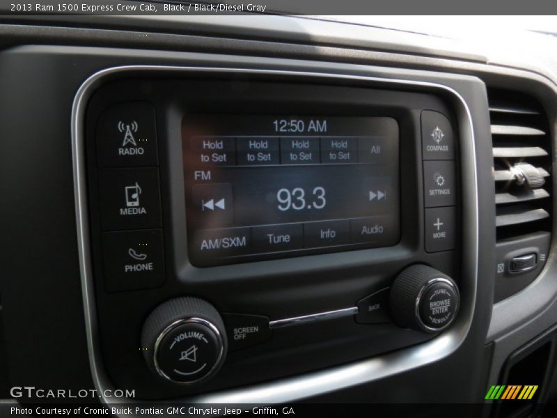 Black / Black/Diesel Gray 2013 Ram 1500 Express Crew Cab