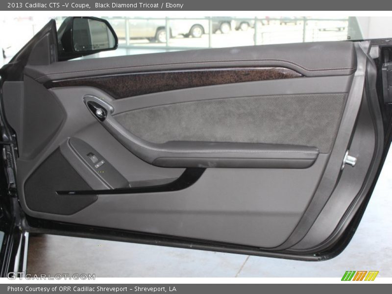Black Diamond Tricoat / Ebony 2013 Cadillac CTS -V Coupe