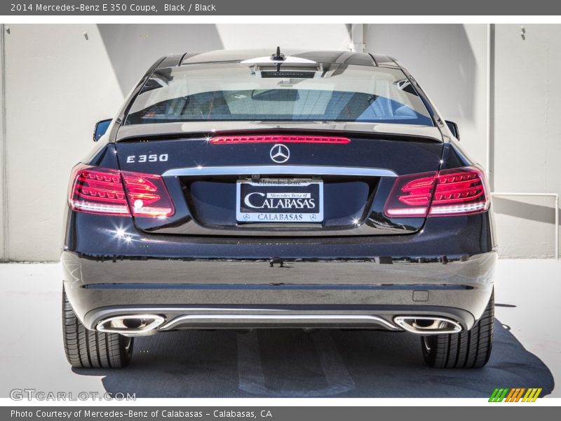 Black / Black 2014 Mercedes-Benz E 350 Coupe