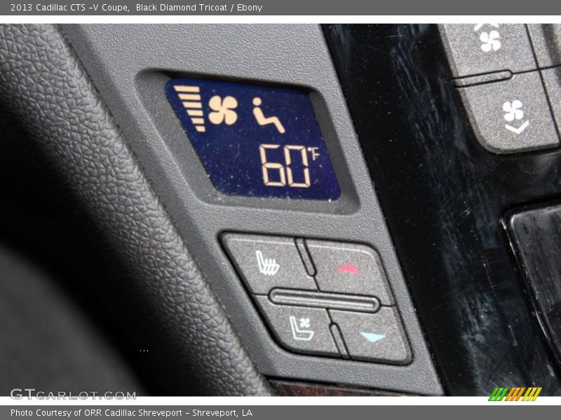 Black Diamond Tricoat / Ebony 2013 Cadillac CTS -V Coupe