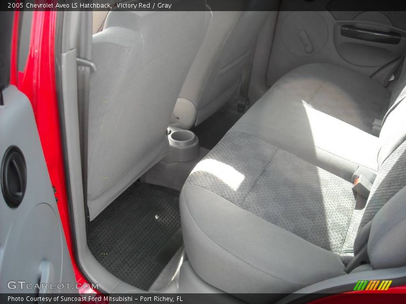 Victory Red / Gray 2005 Chevrolet Aveo LS Hatchback
