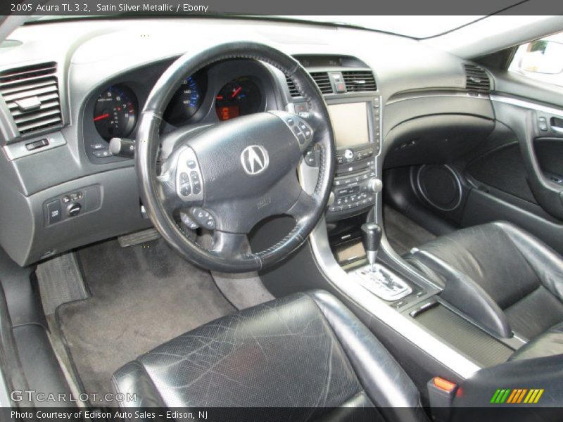 Satin Silver Metallic / Ebony 2005 Acura TL 3.2