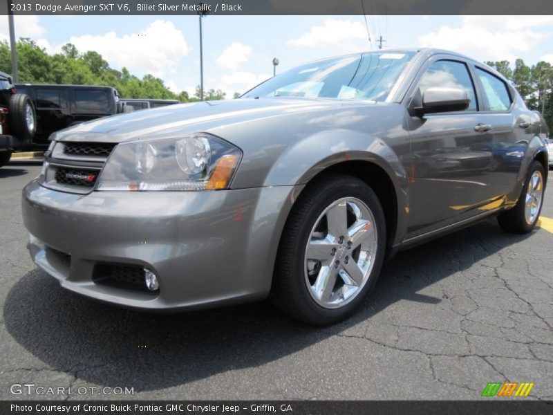 Billet Silver Metallic / Black 2013 Dodge Avenger SXT V6