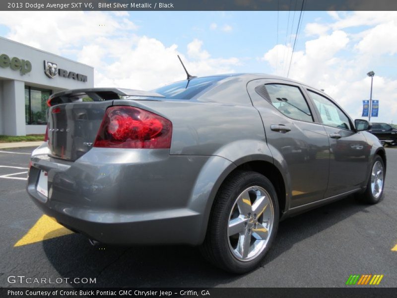 Billet Silver Metallic / Black 2013 Dodge Avenger SXT V6