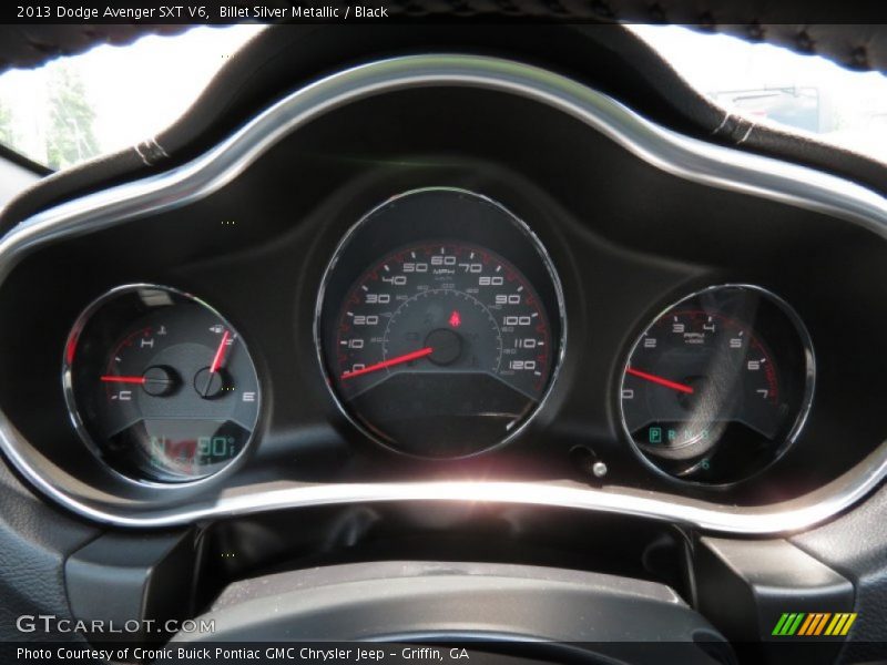 Billet Silver Metallic / Black 2013 Dodge Avenger SXT V6