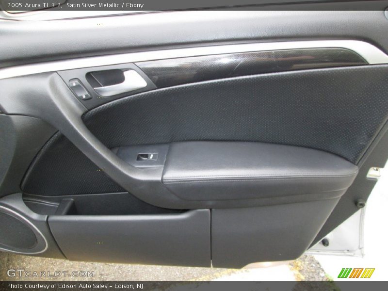 Satin Silver Metallic / Ebony 2005 Acura TL 3.2