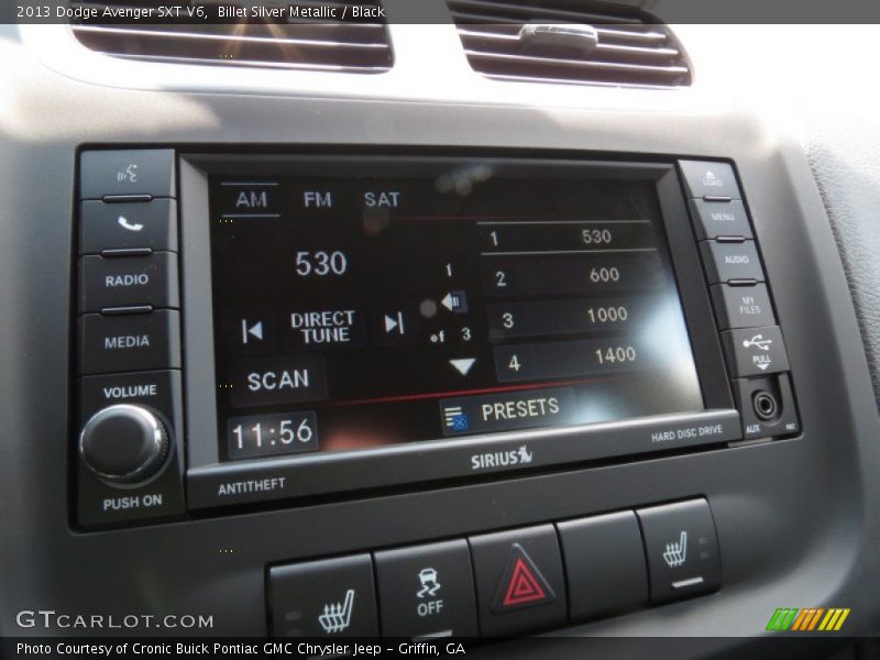 Billet Silver Metallic / Black 2013 Dodge Avenger SXT V6