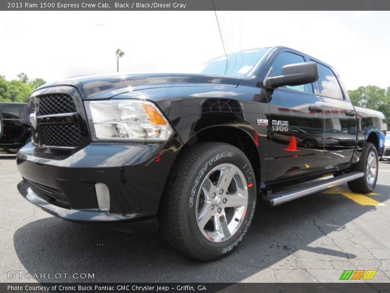 Black / Black/Diesel Gray 2013 Ram 1500 Express Crew Cab